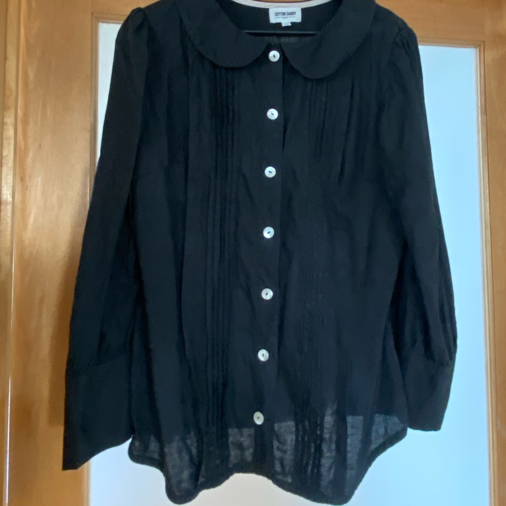 Candy Wear Shop Odette Linen Blouse size L